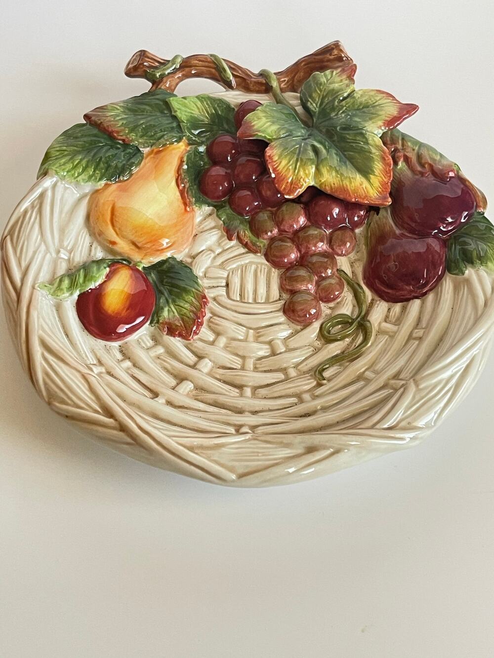 Vintage Fitz and Floyd Classics Country Gourmet Canape Plate